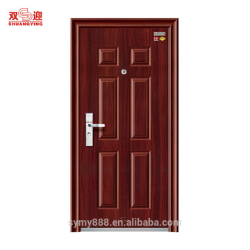 Fire Retardant Front Doors 1.5Hrs Steel Material Galvanized Sheet With Stainless Lock & Hinge